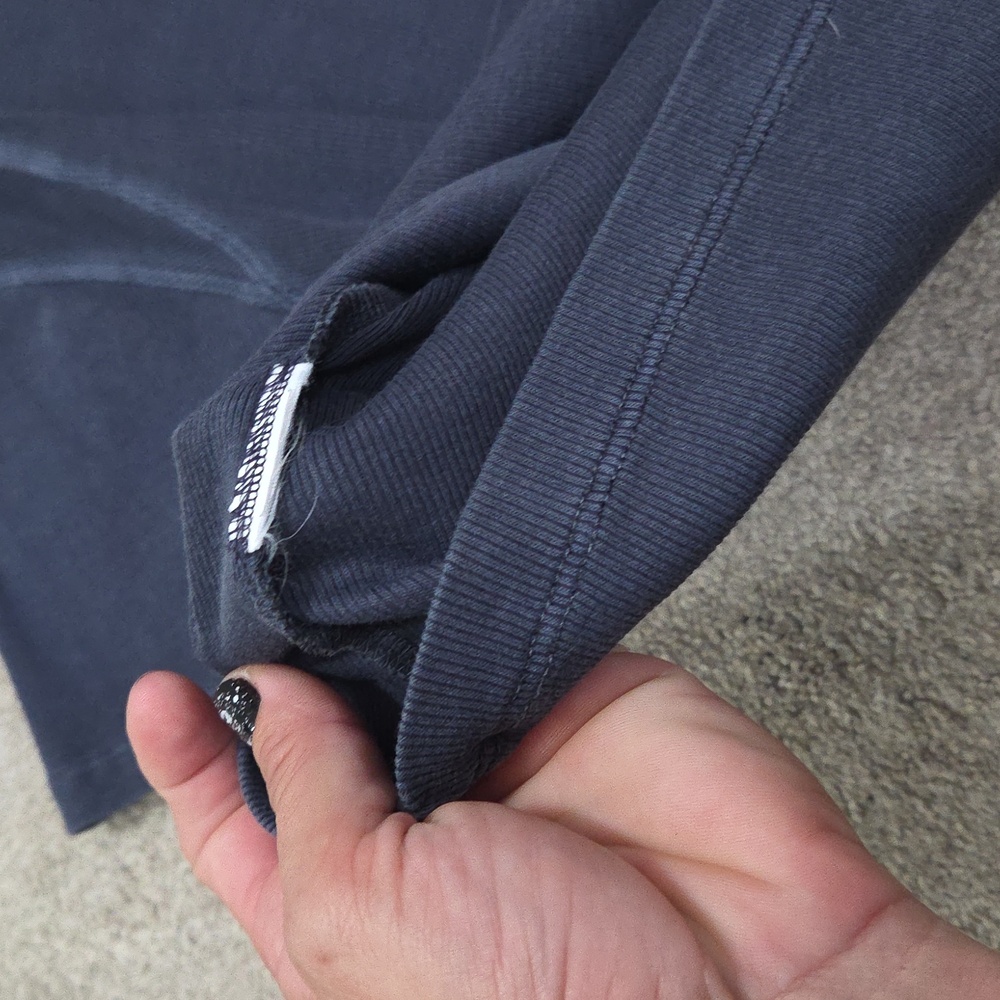 Gymshark Dark Blue Ribbed Boxy Tee - Picture 4 of 4
